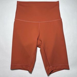 Lululemon Wunder Train High-Rise Short 8" in Canyon Orange